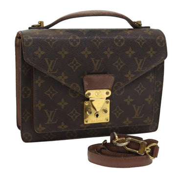 LOUIS VUITTON Monogram Monceau 26 Shoulder Bag M51187 LV Auth 83564