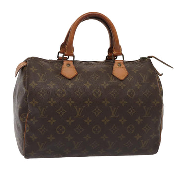 LOUIS VUITTON Monogram Speedy 30 Hand Bag M41526 LV Auth 83647