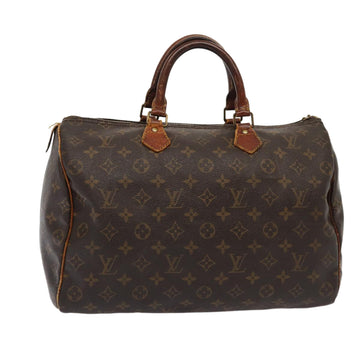 LOUIS VUITTON Monogram Speedy 35 Hand Bag M41524 LV Auth 83655