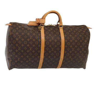 LOUIS VUITTON Monogram Keepall 60 Boston Bag M41422 LV Auth 83728