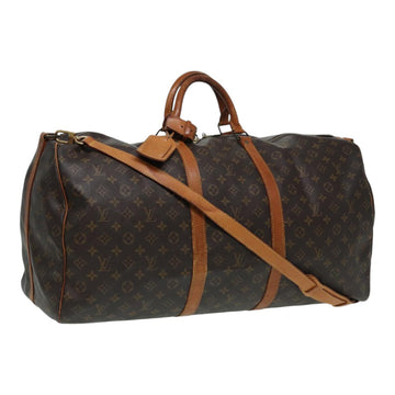 LOUIS VUITTON Monogram Keepall Bandouliere 60 Boston Bag M41412 LV Auth 83733