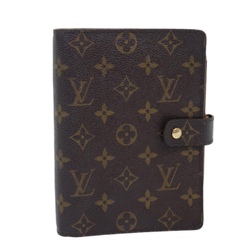 LOUIS VUITTON Monogram Agenda MM Day Planner Cover R20105 LV Auth 83755