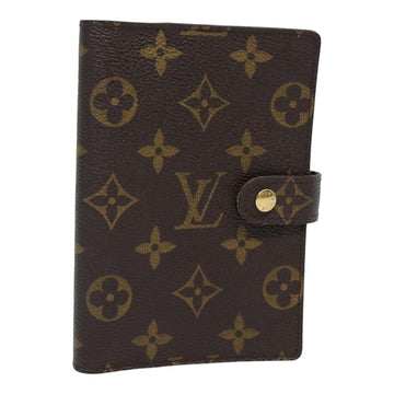 LOUIS VUITTON Monogram Agenda PM Day Planner Cover R20005 LV Auth 83767