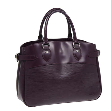 LOUIS VUITTON Epi Passy PM Hand Bag Purple Cassis M5926K LV Auth 83792