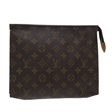 LOUIS VUITTON Monogram Poche Toilette 26 Pouch M47542 LV Auth 83839