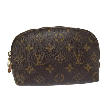 LOUIS VUITTON Monogram Pochette Cosmetic PM Cosmetic Pouch M47515 LV Auth 83842