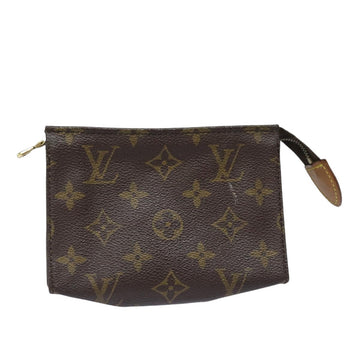 LOUIS VUITTON Monogram Poche Toilette 15 Pouch M47546 LV Auth 83844