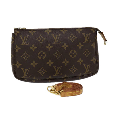 LOUIS VUITTON Monogram Pochette Accessoires Pouch M51980 LV Auth 83851