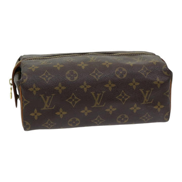 LOUIS VUITTON Monogram Trousse Patte Pression Cosmetic Pouch M47636 Auth 83854