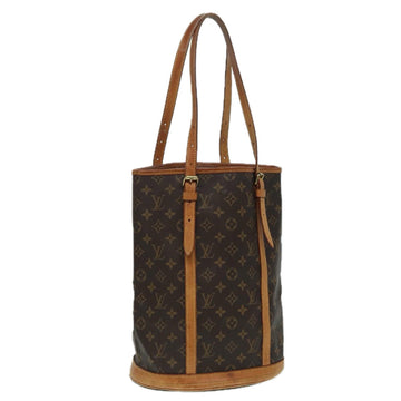 LOUIS VUITTON Monogram Bucket GM Shoulder Bag M42236 LV Auth 83895