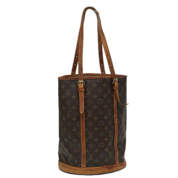 LOUIS VUITTON Monogram Bucket GM Shoulder Bag M42236 LV Auth 83901