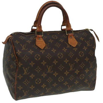 LOUIS VUITTON Monogram Speedy 30 Hand Bag M41526 LV Auth 83909