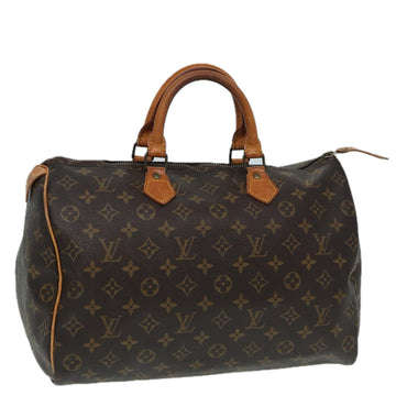 LOUIS VUITTON Monogram Speedy 35 Hand Bag M41524 LV Auth 83912