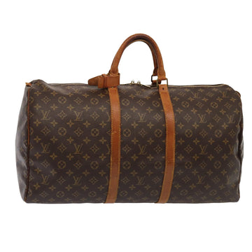 LOUIS VUITTON Monogram Keepall 55 Boston Bag M41424 LV Auth 83918