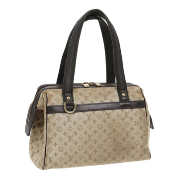 LOUIS VUITTON Monogram Mini Josephine PM Hand Bag Khaki M92215 LV Auth 83921