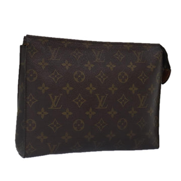 LOUIS VUITTON Monogram Poche Toilette 26 Pouch M47542 LV Auth 83981