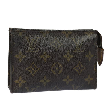 LOUIS VUITTON Monogram Poche Toilette 15 Pouch M47546 LV Auth 83986