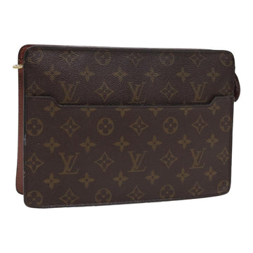 LOUIS VUITTON Monogram Pochette Homme Clutch Bag M51795 LV Auth 83987