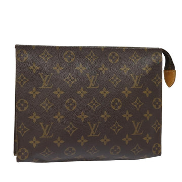 LOUIS VUITTON Monogram Poche Toilette 26 Pouch M47542 LV Auth 84010