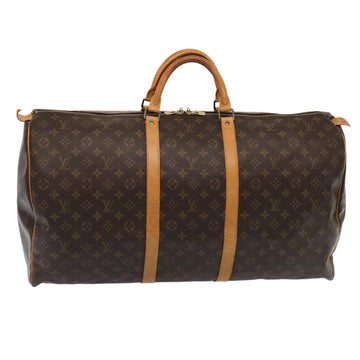 LOUIS VUITTON Monogram Keepall 60 Boston Bag M41422 LV Auth 84028