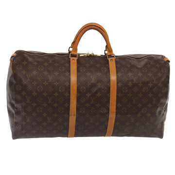 LOUIS VUITTON Monogram Keepall 60 Boston Bag M41422 LV Auth 84059