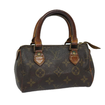 LOUIS VUITTON Monogram Mini Speedy Hand Bag M41534 LV Auth 84084