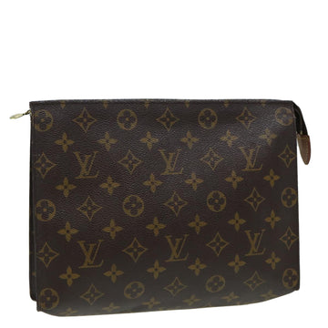 LOUIS VUITTON Monogram Poche Toilette 26 Pouch M47542 LV Auth 84115