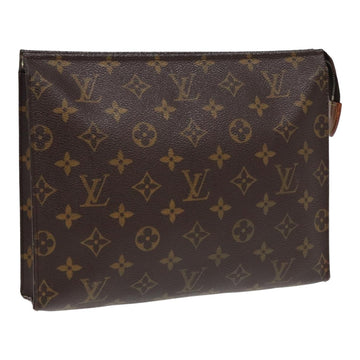 LOUIS VUITTON Monogram Poche Toilette 26 Pouch M47542 LV Auth 84116