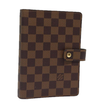 LOUIS VUITTON Damier Ebene Agenda MM Day Planner Cover R20240 LV Auth 84131