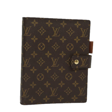 LOUIS VUITTON Monogram Agenda GM Day Planner Cover R20006 LV Auth 84134