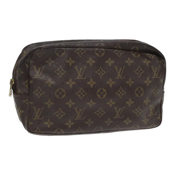 LOUIS VUITTON Monogram Trousse Toilette 28 Clutch Bag M47522 LV Auth 84144