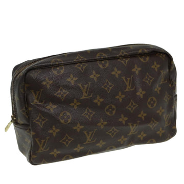 LOUIS VUITTON Monogram Trousse Toilette 28 Clutch Bag M47522 LV Auth 84145