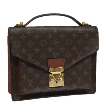 LOUIS VUITTON Monogram Monceau 28 Hand Bag 2way M51185 LV Auth 84149