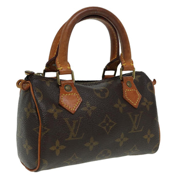 LOUIS VUITTON Monogram Mini Speedy Hand Bag M41534 LV Auth 84150