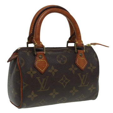 LOUIS VUITTON Monogram Mini Speedy Hand Bag M41534 LV Auth 84151