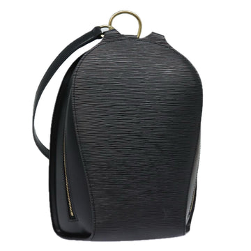 LOUIS VUITTON Epi Mabillon Backpack Black M52232 LV Auth 84182