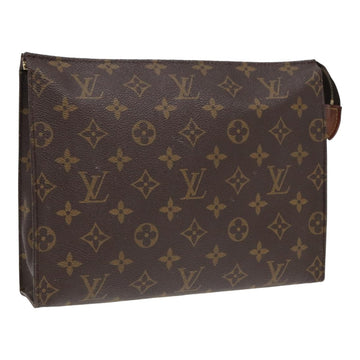 LOUIS VUITTON Monogram Poche Toilette 26 Pouch M47542 LV Auth 84186