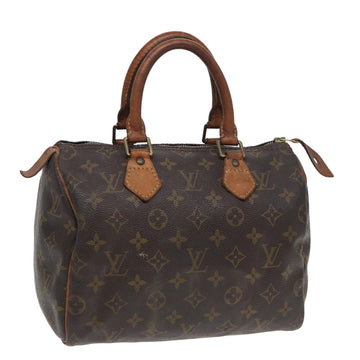 LOUIS VUITTON Monogram Speedy 25 Hand Bag M41528 LV Auth 84189