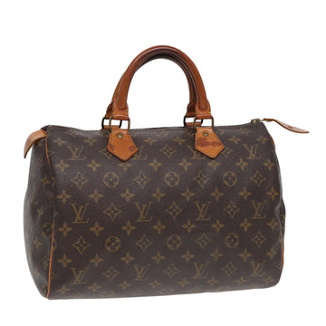 LOUIS VUITTON Monogram Speedy 30 Hand Bag M41526 LV Auth 84192