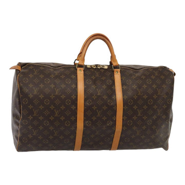 LOUIS VUITTON Monogram Keepall 60 Boston Bag M41422 LV Auth 84201