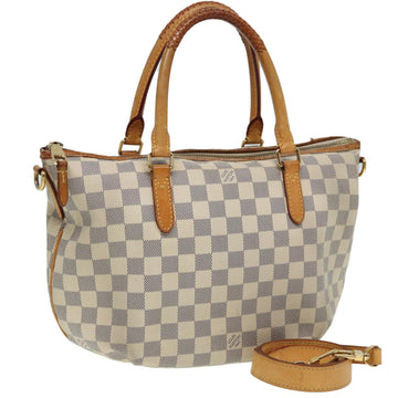 LOUIS VUITTON Damier Azur Riviera PM Tote Bag 2way N48250 LV Auth 84244