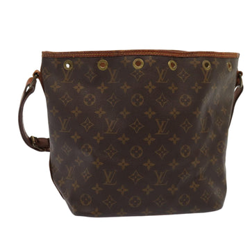 LOUIS VUITTON Monogram Petit Noe Shoulder Bag M42226 LV Auth 84278