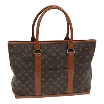 LOUIS VUITTON Monogram Sac Weekend PM Tote Bag M42425 LV Auth 84285