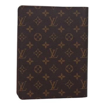 LOUIS VUITTON Monogram Agenda Bureau Day Planner Cover R20100 LV Auth 84319A