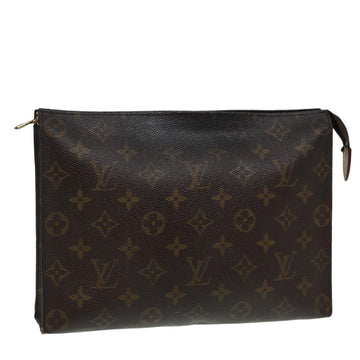 LOUIS VUITTON Monogram Poche Toilette 26 Pouch M47542 LV Auth 84323