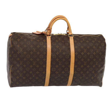 LOUIS VUITTON Monogram Keepall 60 Boston Bag M41422 LV Auth 84336