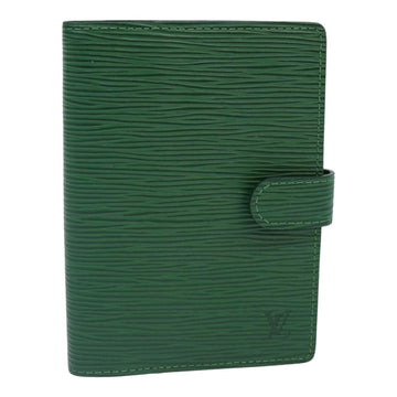 LOUIS VUITTON Epi Agenda PM Day Planner Cover Green R20054 LV Auth 84352