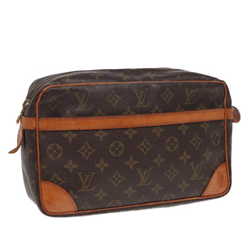 LOUIS VUITTON Monogram Compiegne 28 Clutch Bag M51845 LV Auth 84365