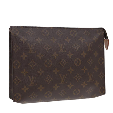 LOUIS VUITTON Monogram Poche Toilette 26 Pouch M47542 LV Auth 84371