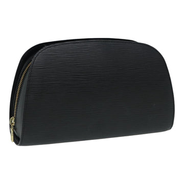 LOUIS VUITTON Epi Dauphine GM Cosmetic Pouch Black M48432 LV Auth 84376